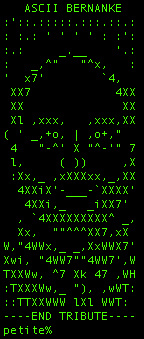 Ascii bernanke Tags