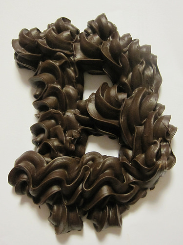 Bitcoin chocolate letter Tags