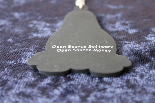 Keychain backside. Tags