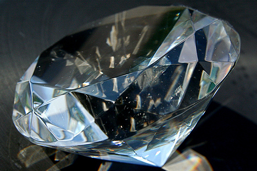 Diamond paperweight 8-24-09 3 Tags