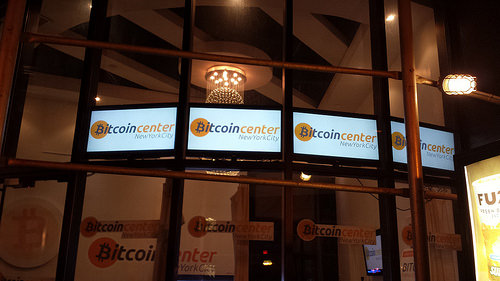 Bitcoin center, of course. Tags