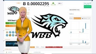 Cryptocurrency wild beast coin $wbb gained 182% during the past day Cryptocurrency wild beast coin $wbb gained 182% during the past day