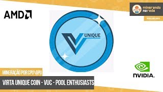 Virta unique coin (vuc) - mineração pela cpu e gpu - pool enthusiasts Virta unique coin (vuc) - mineração pela cpu e gpu - pool enthusiasts