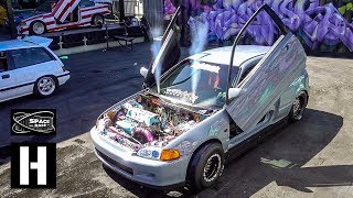 Beast drag civic eg6 vs rare jdm e-at Beast drag civic eg6 vs rare jdm e-at