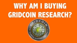 Why am i buying gridcoin research grc? Why am i buying gridcoin research grc?