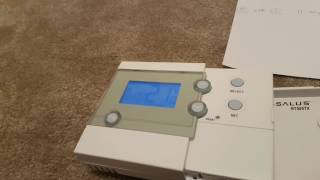 How to program salus rf rt500 or rt505tx programmable room thermostat How to program salus rf rt500 or rt505tx programmable room thermostat