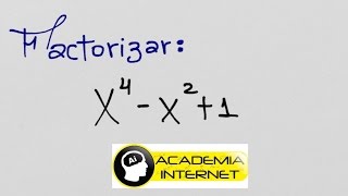 Factorizar x^4 - x^2 + 1 Factorizar x^4 - x^2 + 1