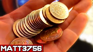 Finding coins under the arcade coin pusher! Finding coins under the arcade coin pusher!
