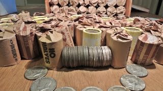 Silver coin cache!! Coin roll hunting jackpot!! Silver coin cache!! Coin roll hunting jackpot!!