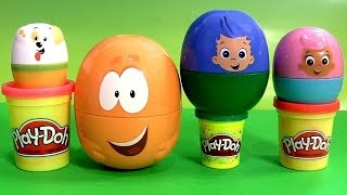 Play doh bubble guppies surprise stacking cups Play doh bubble guppies surprise stacking cups
