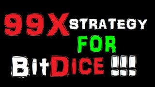 99x strategy for dogecoin in new site!!! Bitdice!!! 99x strategy for dogecoin in new site!!! Bitdice!!!