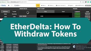 Etherdelta: how to withdraw tokens Etherdelta: how to withdraw tokens