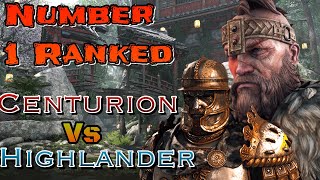 For honor - number 1 ranked highlander vs number 1 ranked centurion! For honor - number 1 ranked highlander vs number 1 ranked centurion!