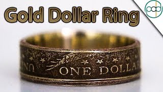Making a ring out of a gold dollar coin! Making a ring out of a gold dollar coin!