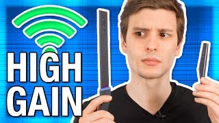 What are "high gain" router antennas? Can they increase wifi range? What are "high gain" router antennas? Can they increase wifi range?