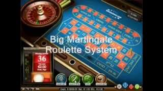 Big martingale roulette system Big martingale roulette system
