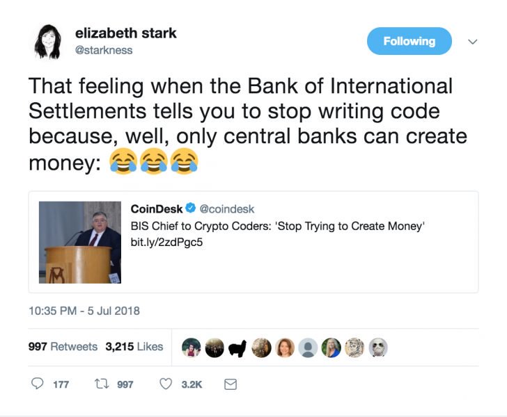 Muh monopoly! How a banker's talk sparked all kinds of crypto mockery Muh monopoly! How a banker's talk sparked all kinds of crypto mockery