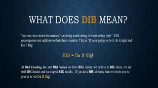 What is a dibcoin? Part 1 What is a dibcoin? Part 1
