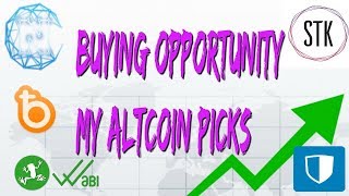 My altcoin picks | nucleus vision | stk stack | wabi | bread | publica | privatix | quantstamp My altcoin picks | nucleus vision | stk stack | wabi | bread | publica | privatix | quantstamp