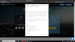 The end of lend connect? The end of lend connect?