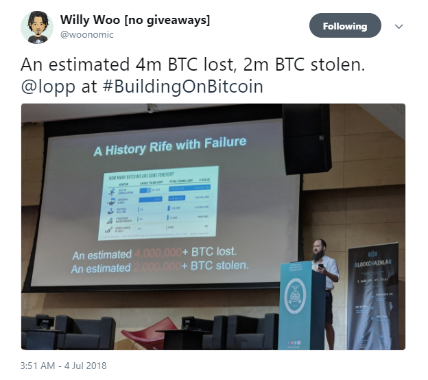 6 million bitcoin is lost or stolen, should the real value of btc higher? 6 million bitcoin is lost or stolen, should the real value of btc higher?