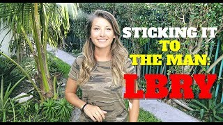 Sticking it to the man: lbry Sticking it to the man: lbry