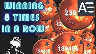 Alis. Io// winning self-feed 8 times in a row solo Alis. Io// winning self-feed 8 times in a row solo