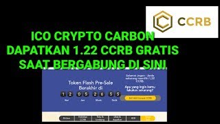 Ico crypto carbon gratis 1. 22 ccrb(5 usd) Ico crypto carbon gratis 1. 22 ccrb(5 usd)