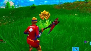 Search between a gas station, soccer pitch, and stunt mountain (fortnite season 5) Search between a gas station, soccer pitch, and stunt mountain (fortnite season 5)