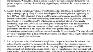 Artists & tokenholders of singulardtv (sngls) - what you should consider before using or investing Artists & tokenholders of singulardtv (sngls) - what you should consider before using or investing