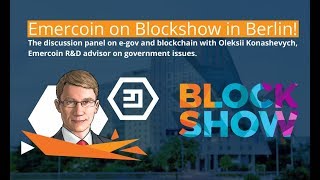 Emercoin at blockshow 2018 in berlin Emercoin at blockshow 2018 in berlin