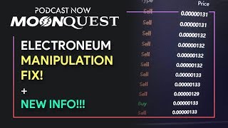 Electroneum manipulation fix + new info! Electroneum manipulation fix + new info!