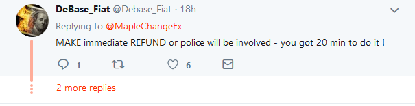 Hacked canadian bitcoin exchange maplechange returns to twitter, opens refund chat room Hacked canadian bitcoin exchange maplechange returns to twitter, opens refund chat room