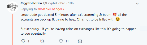 Hacked canadian bitcoin exchange maplechange returns to twitter, opens refund chat room Hacked canadian bitcoin exchange maplechange returns to twitter, opens refund chat room