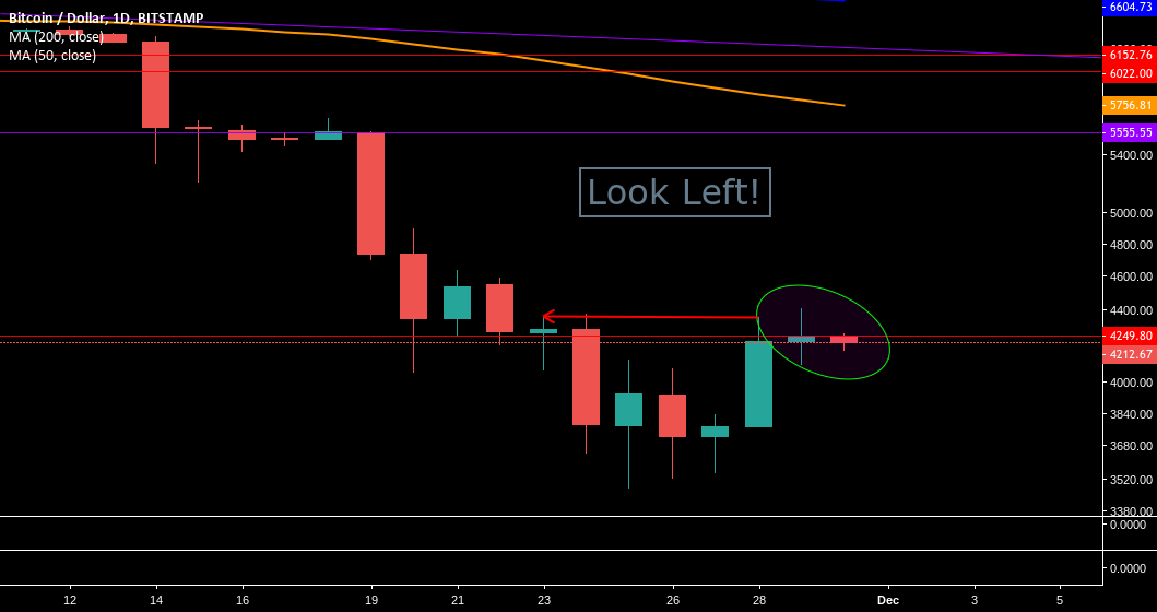 Bitcoin! Look left! Bitcoin! Look left!