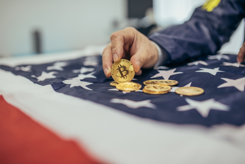 No coins for you! Michigan bans crypto donations for political campaigns Bitcoin united states flag