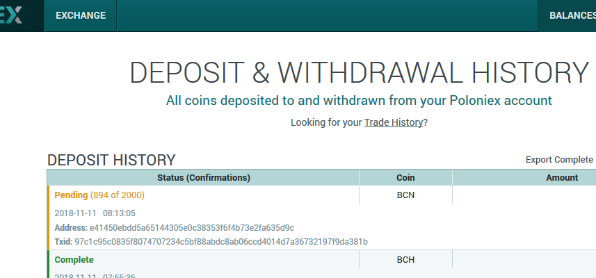 Poloniex requires 2,000 confirmations for bytecoin transactions Poloniex requires 2,000 confirmations for bytecoin transactions