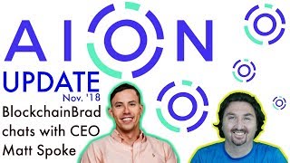 Aion update | blockchainbrad exclusive with matt spoke | interoperability & usability | blockchain Aion update | blockchainbrad exclusive with matt spoke | interoperability & usability | blockchain