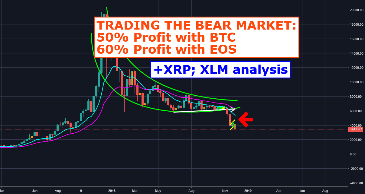 Trading the bear market: 50% profit with bitcoin, 60% with eos Trading the bear market: 50% profit with bitcoin, 60% with eos