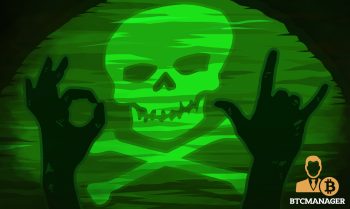Report: hacker groups may have amassed up to $1 billion in hacked cryptos Green skull and crossbones hackers hands