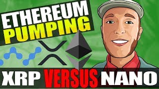 Ethereum pumping hard, xrp takes fire from nano, can btc push past $4200? Ethereum pumping hard, xrp takes fire from nano, can btc push past $4200?
