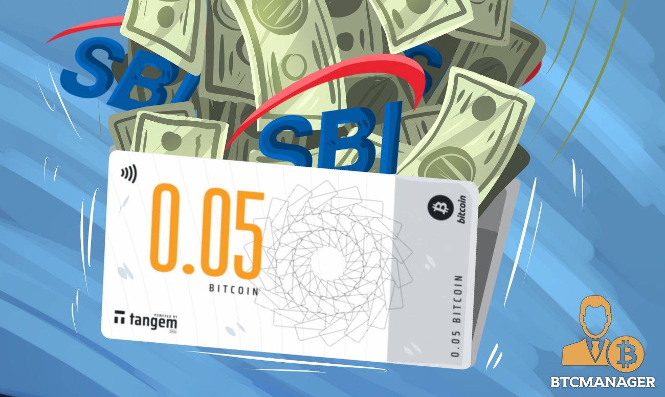 Sbi crypto investment ltd invests $15 million in smart banknote platform tangem Sbi crypto investment ltd invests $15 million in smart banknote platform tangem