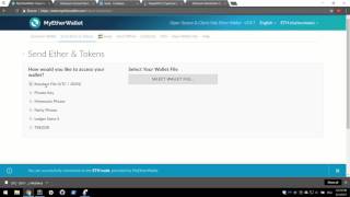 Ethereum: getting started with myetherwallet and how to buy tokens and coins Ethereum: getting started with myetherwallet and how to buy tokens and coins