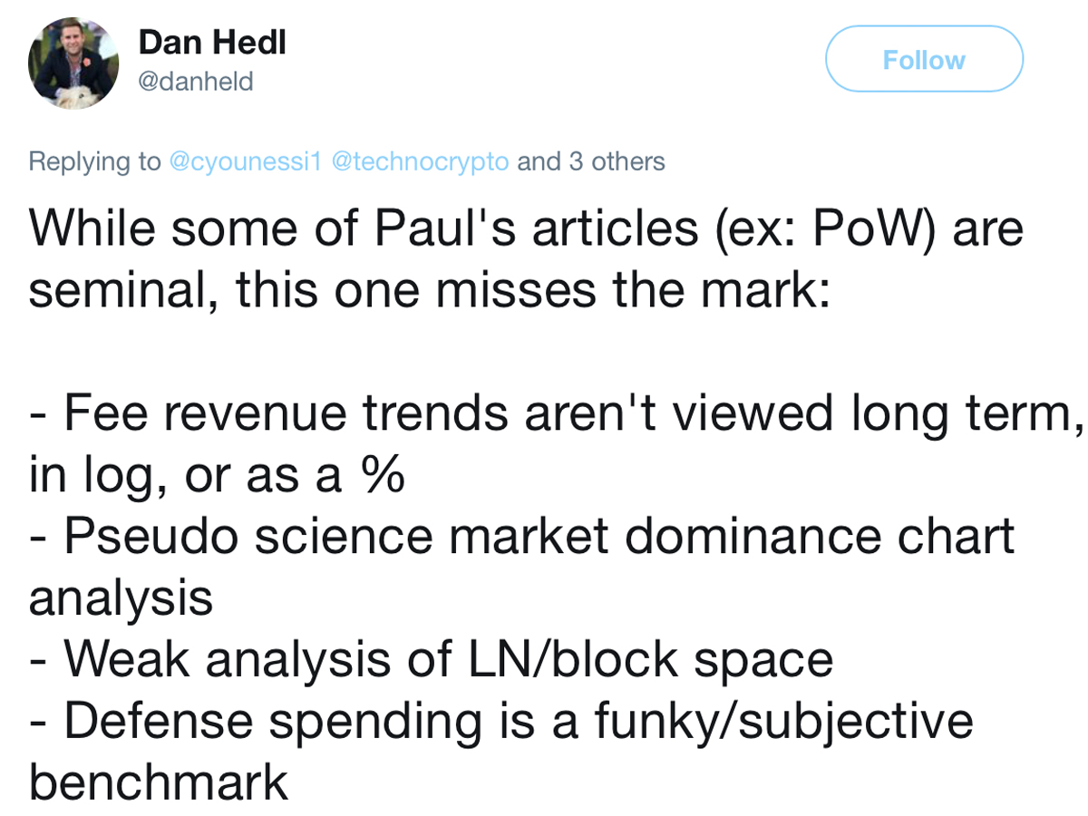 Drivechain creator's latest paper sparks debate over bitcoin's future security Drivechain creator's latest paper sparks debate over bitcoin's future security