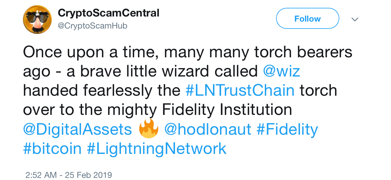 Lightning network: cool enough for twitter jack and fidelity but not iran Lightning network: cool enough for twitter jack and fidelity but not iran