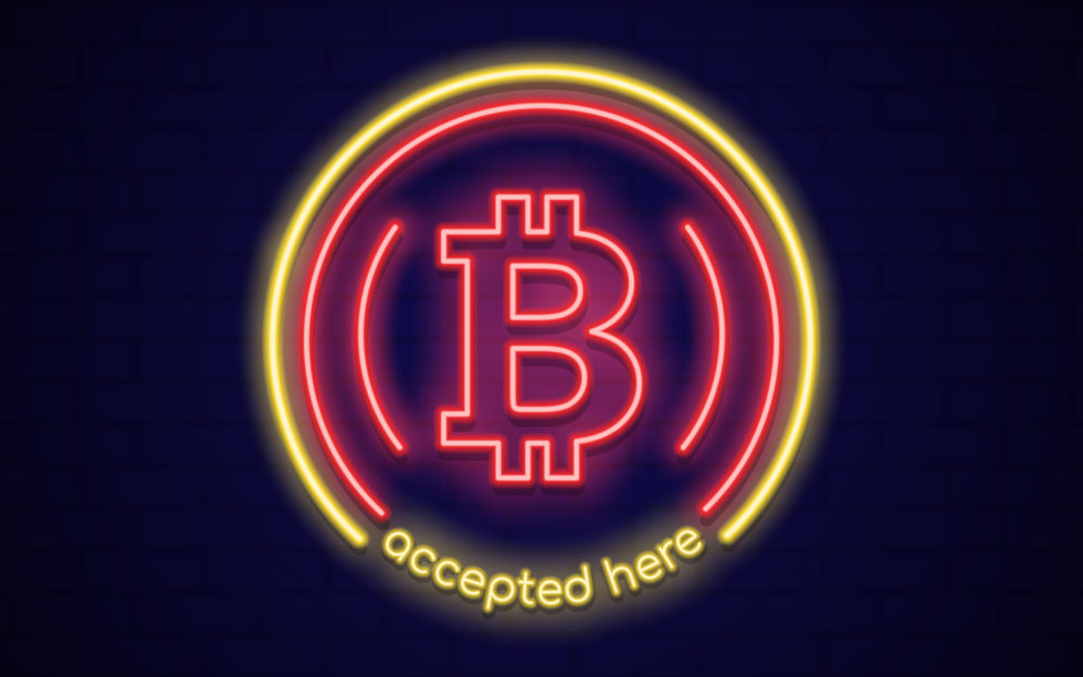 Bitcoin and various altcoins now accepted by h&m distributors Bitcoin accepted sign