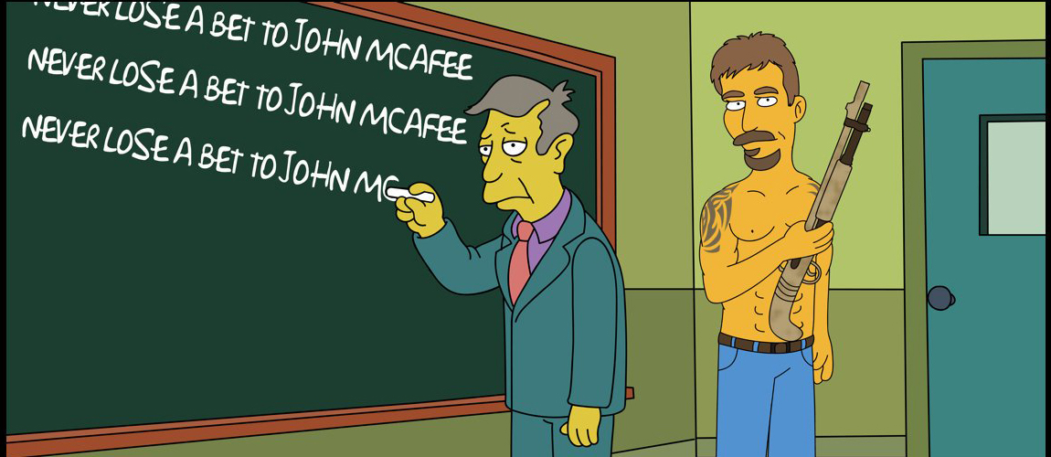 The infamous bet: john mcafee's 2020 price target shows btc undervalued by $37k The infamous bet: john mcafee's 2020 price target shows btc undervalued by $37k