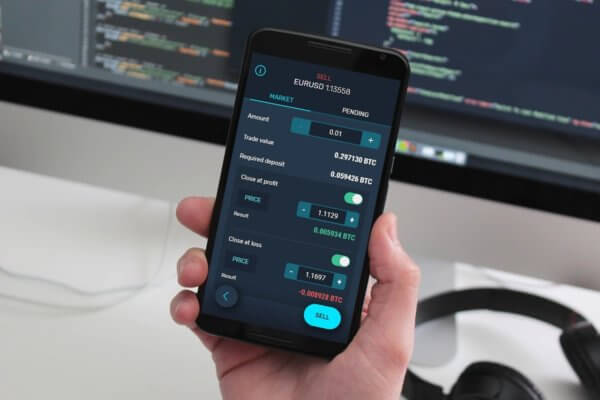 How to trade cryptocurrencies, forex or stock on mobile Simplefx, trading, mobile