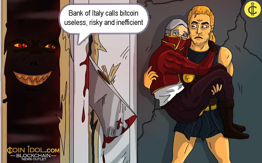 Bank of italy calls bitcoin useless, risky and inefficient Bank of italy calls bitcoin useless, risky and inefficient