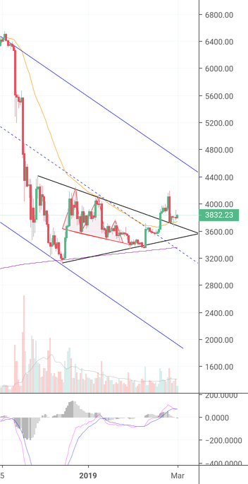Like i said, don't freak out. Bitcoin's 50 ema is holding! (btc) Like i said, don't freak out. Bitcoin's 50 ema is holding! (btc)